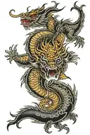 Korean tattoo design idea