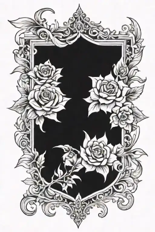 Pectoral tattoo design idea