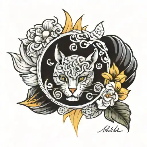 greatness surrounded by blessings tattoo design idea