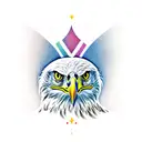 wedgetail eagle tattoo design idea