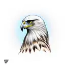 wedgetail eagle tattoo design idea