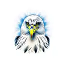 wedgetail eagle tattoo design idea