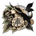 word NankuruNaiSa tattoo design idea