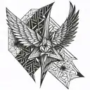 fall lucifer falling tattoo design idea