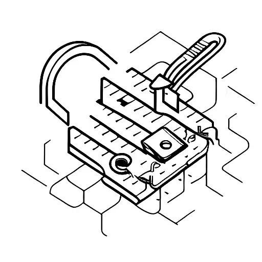a padlock breaking tattoo design idea