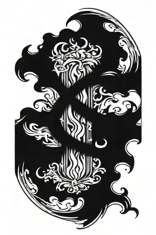 Romans 3:18, flame, even if he doesn't tattoo design idea