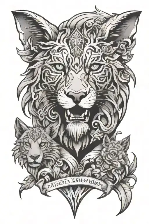 pack leader provider family tattoo design idea