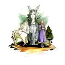 Scandinavian mythology  tattoo design idea