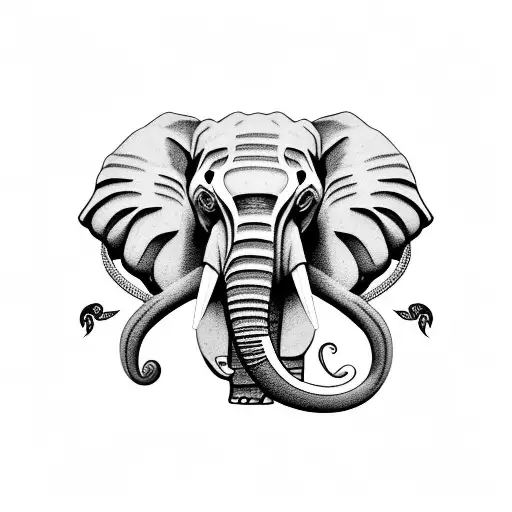 myan elephant tattoo on arm mix type  tattoo design idea
