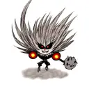 ryuk dark  tattoo design idea