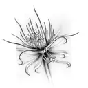 Spider lily japanese tattoo design idea