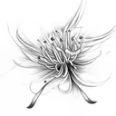 Spider lily japanese tattoo design idea