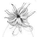Spider lily japanese tattoo design idea