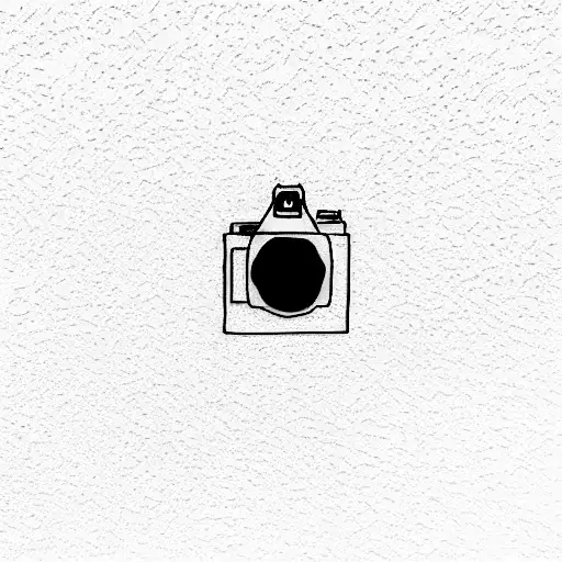 camera tattoo design idea