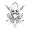 throat tattoo design idea