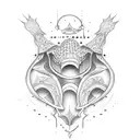 throat tattoo design idea