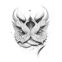 throat tattoo design idea