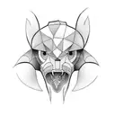 throat tattoo design idea