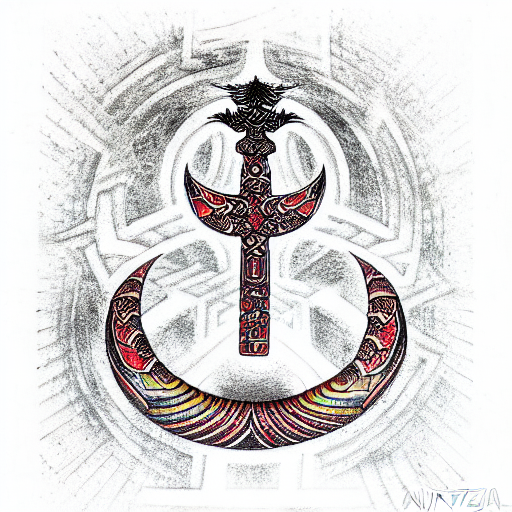 Ankh Symbol tattoo design idea