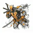 Deathstroke dc comics  tattoo design idea