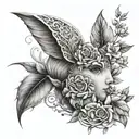 fati love tattoo design idea