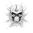 GHOST RIDER tattoo design idea