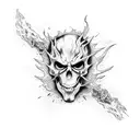 GHOST RIDER tattoo design idea