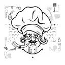 Dietetic Chef  tattoo design idea