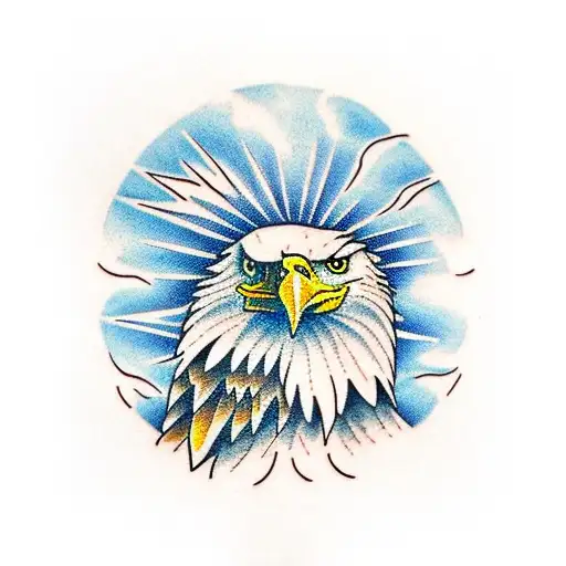 eagle tattoo art traditional