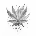 cannabis frindly tattoo design idea