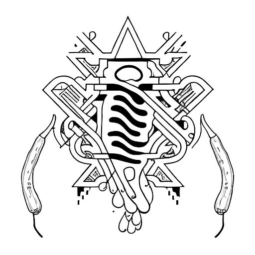Psychological interpretation of a Red Hot Chili Peppers song tattoo design idea