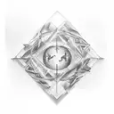 Composition-inspired tattoo incorporating elements of gestalt therapy tattoo design idea