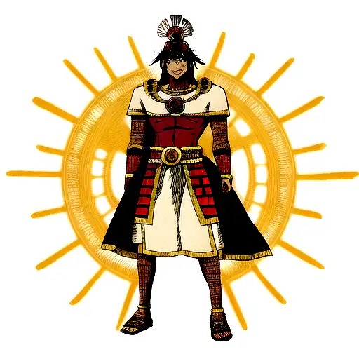 AI anime - Aztec celebrates the sun - 4 by Alby69 on DeviantArt