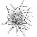 Spider Lily tattoo design idea