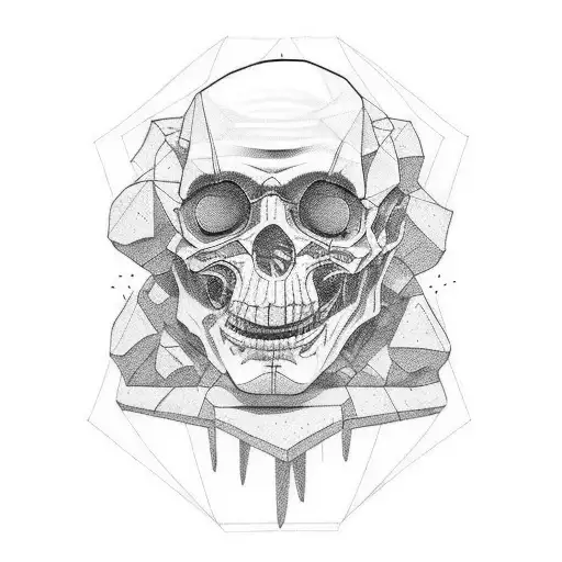 The philosopher was deep in thought sitting on a stone, behind the bloody battle tattoo design idea