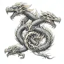 flame of recca 8 flame dragons   tattoo design idea