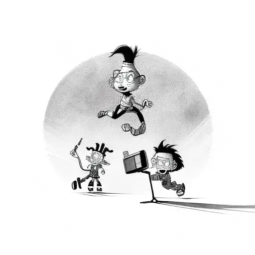 the tv show rugrats tattoo design idea