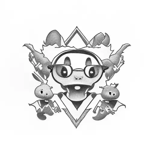 tv show rugrats tattoo design idea