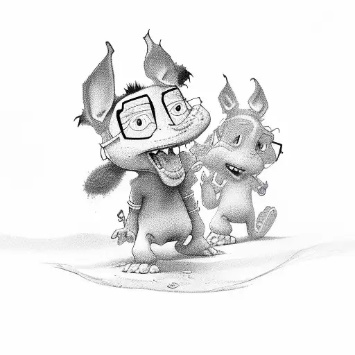 rugrats tattoo design idea