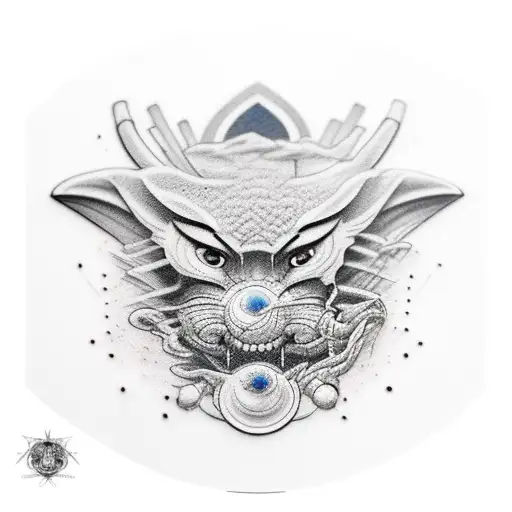 castor and pollux tattoo design idea