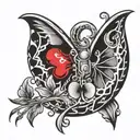 kidney  disease tattoo design idea
