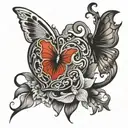 kidney  disease tattoo design idea