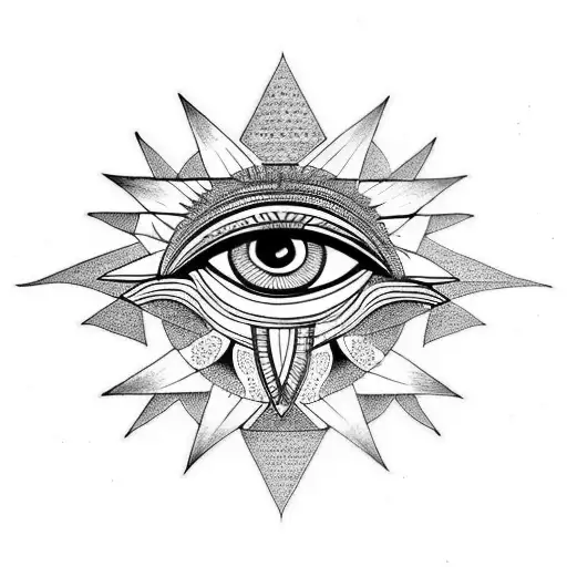 Eye of Horus tattoo design idea