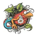 elmo tattoo design idea