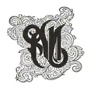 Name "Concepcion" in ambigram font tattoo design idea