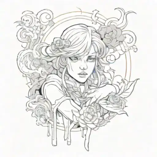 And if you go, I wanna go with you And if you die, I wanna die with you tattoo design idea