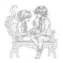 And if you go, I wanna go with you And if you die, I wanna die with you tattoo design idea