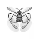 Hiking Ant tattoo design idea