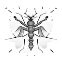 Hiking Ant tattoo design idea