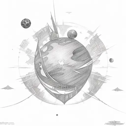 treasure planet tattoo design idea